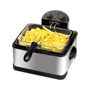 Kenmore 4 L (4.23 qt.) Basket Deep Fryer, Stainless Steel - PuriLite