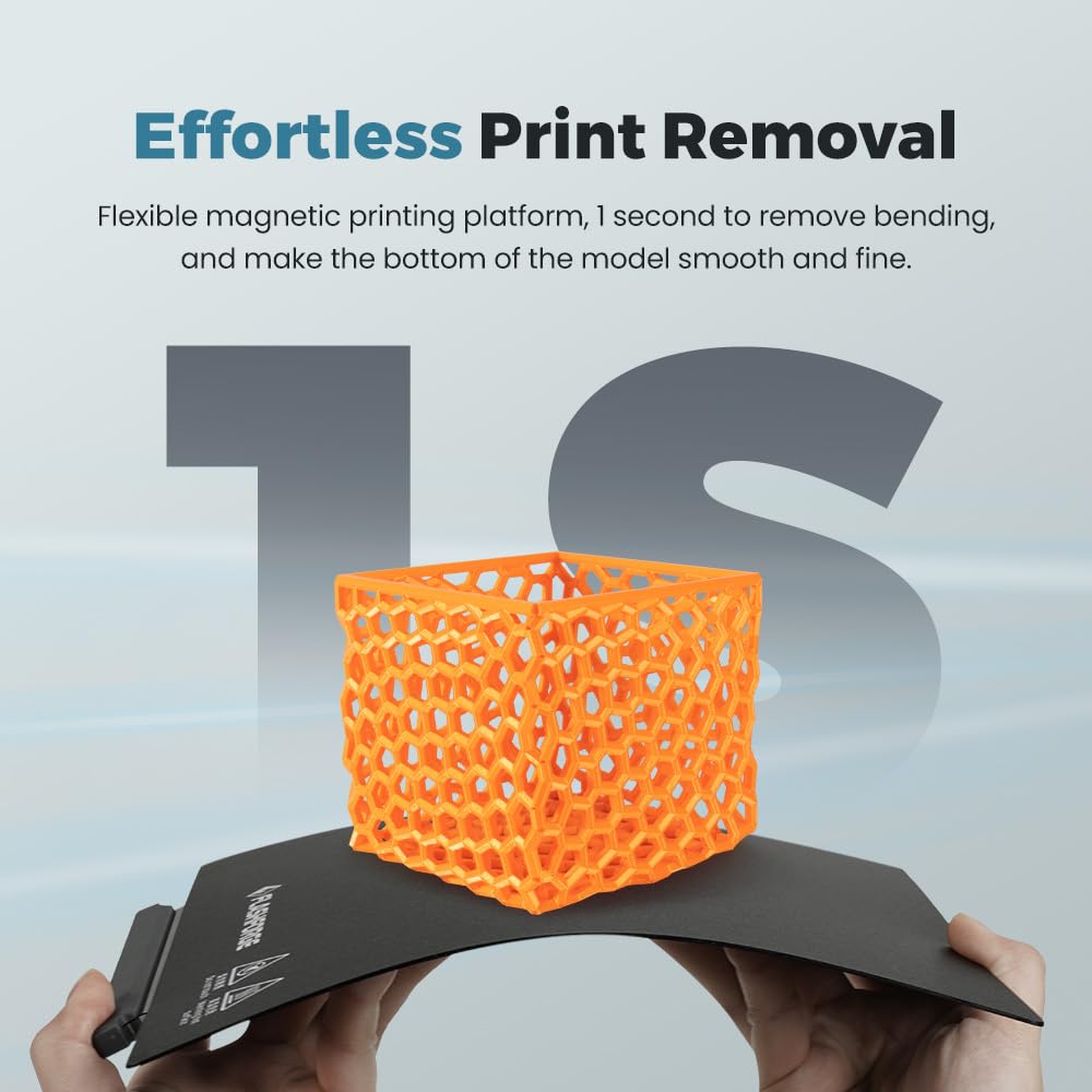 FLASHFORGE Adventurer 5M 3D Printer PEI Painting Sheet, Original Magnetic Flexible Dual-Texture PEI Coating Plate for PLA/PETG/TPU/PLA-CF/PETG-CF Printing - PuriLite