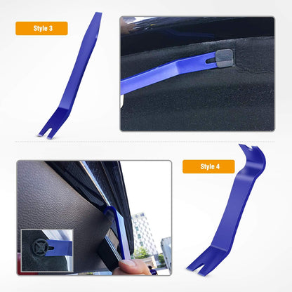 5PCS Auto Trim Removal Tool Kit No-Scratch Pry Tool Kit for Car Door Clip Panel & Audio Dashboard Dismantle -5PCS - PuriLite