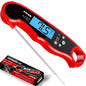 Digital Instant Read Meat Thermometer - Waterproof Kitchen Food Cooking Thermometer with Backlight LCD - Best Super Fast Electric Meat Thermometer Probe for BBQ Grilling Smoker Baking Turkey - PuriLite