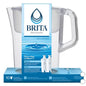 Brita Champlain 2.4 L (10-cup) Pitcher with 2 Filters - PuriLite