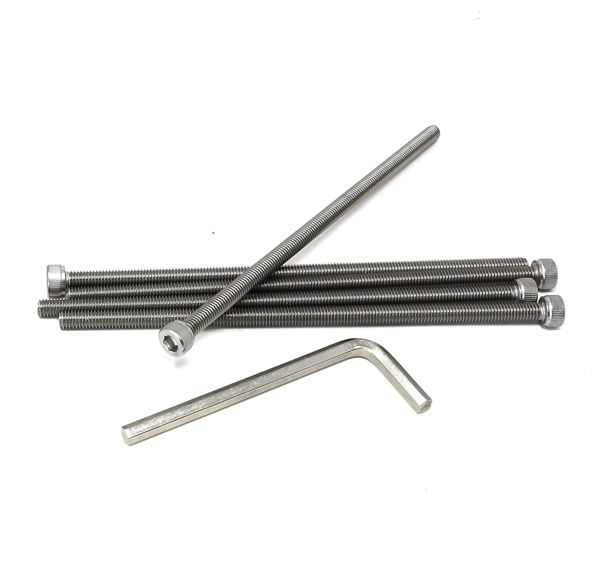 iexcell 25 Pcs M6 x 20mm Thread Pitch 1 mm Stainless Steel 304 Hex Socket Head Cap Screws Bolts Kit - PuriLite