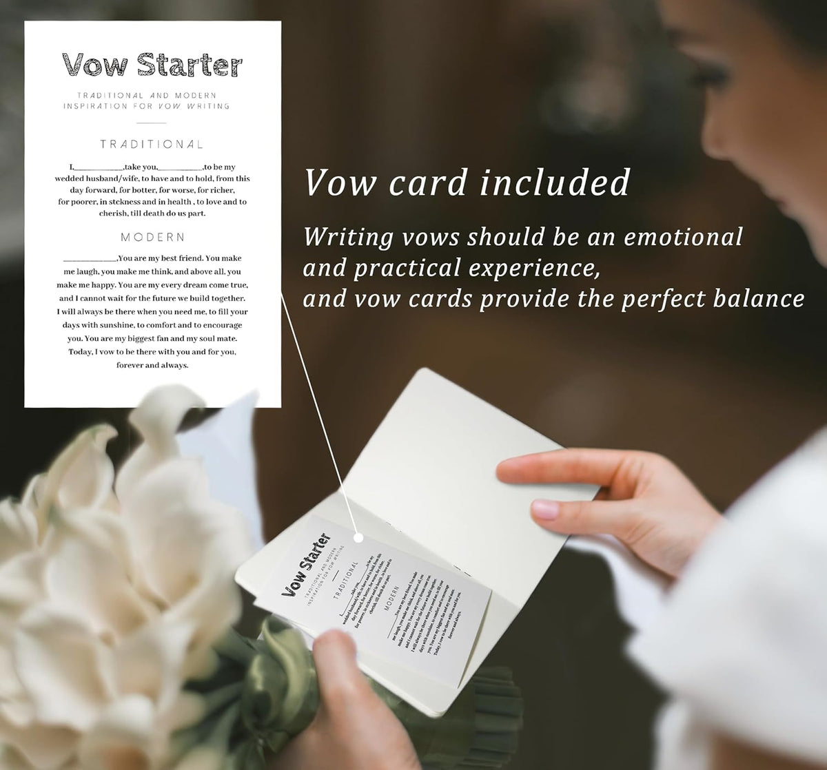 LSSH GmbH Vow Books - His and Hers Wedding Essentials, 28 Pages, 5.5" X 4" (Dark Green & Sage) - PuriLite