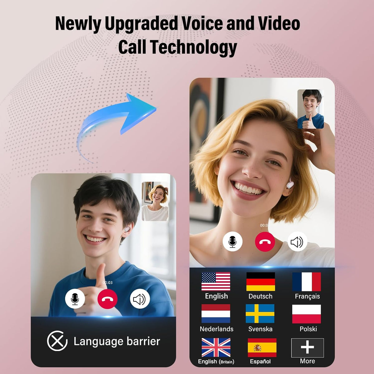 Purilite Select 3-in-1 AI Translator Earbuds – Speak, Connect, Understand the World - PuriLite