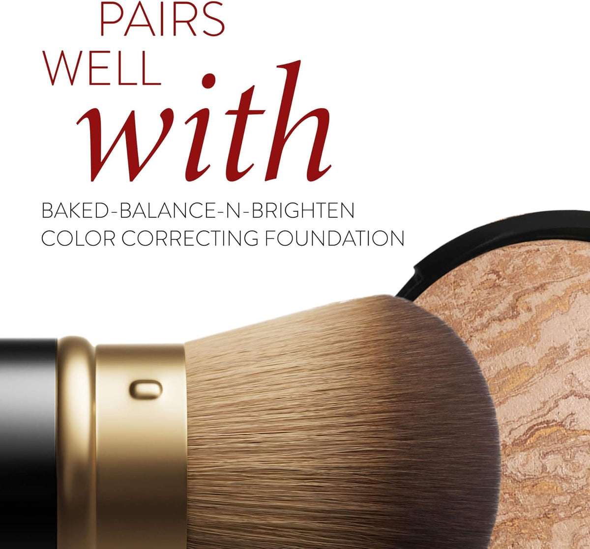 LAURA GELLER NEW YORK Dual-Ended Blush + Bronzer Brush - Blush Bronzer Contour Face Makeup Brush - PuriLite