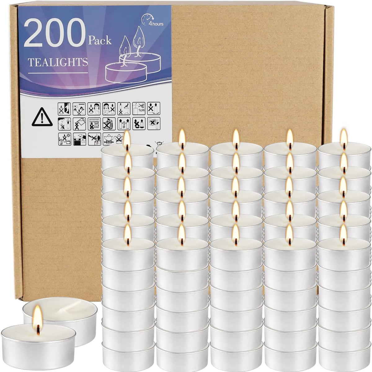 Purilite Select White Tea Scented Tealight Candles - PuriLite