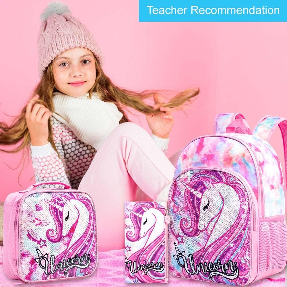 3pcs Backpack for Boys and Girls, 16” Kids Kindergarten Bookbag with Lunch Box, Cute Elementary Backpacks for Boy Girl - PuriLite