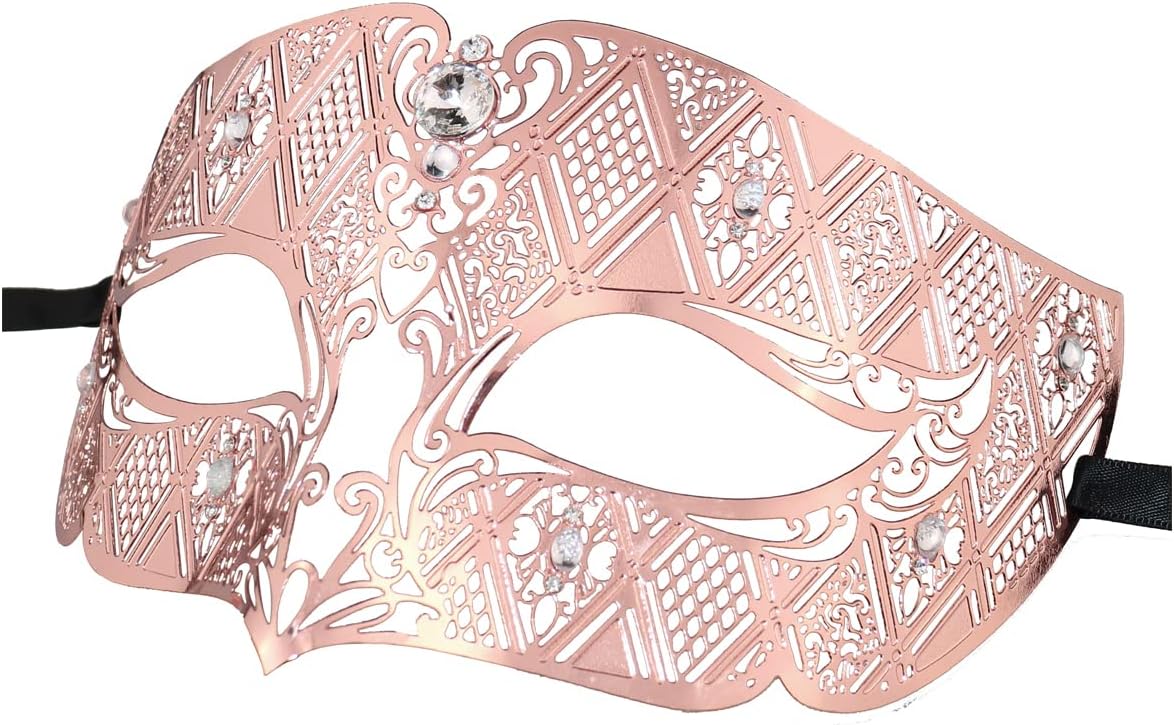 Coddsmz 2 Pack Set Masks Masquerade Ball Halloween Costumes Mardi Gras Party Mask For Men and Women - PuriLite