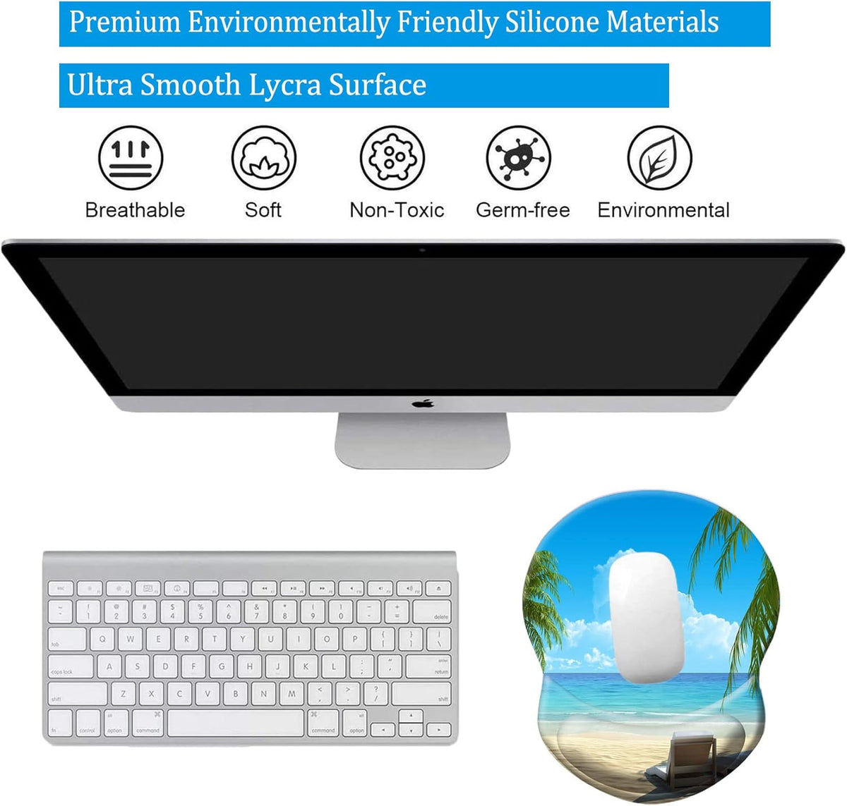 Purilite Select Ergonomic Mouse Pad - PuriLite