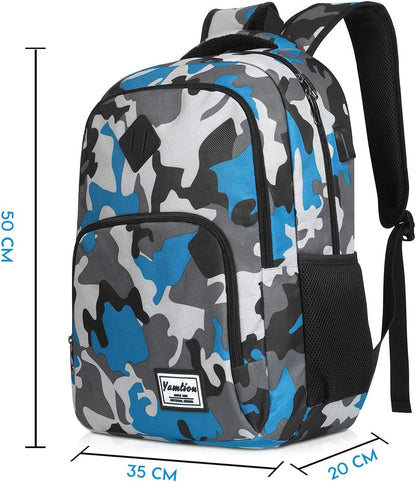 Backpack for Teen Girls,Boys School Backpack for Women with USB,College Backpack,Big Flower - PuriLite