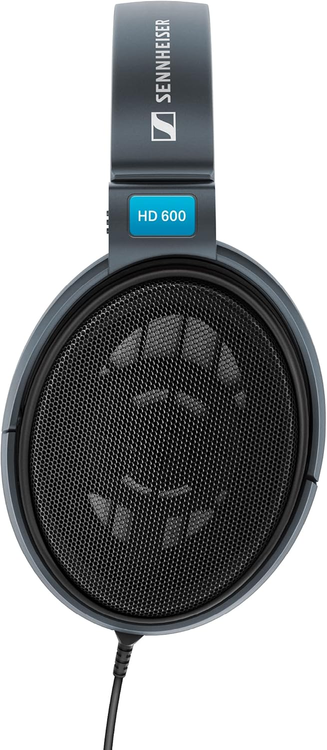 Sennheiser HD 600 Open Dynamic Hi-Fi Professional Stereo Headphones (Black) - PuriLite