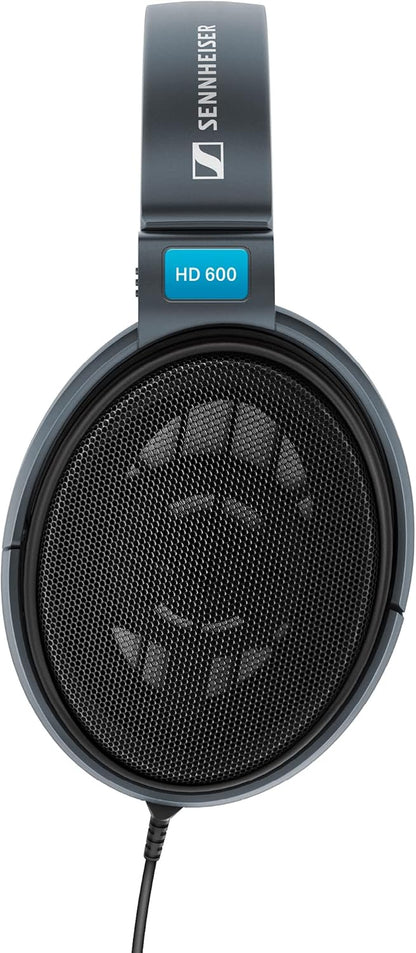 Sennheiser HD 600 Open Dynamic Hi-Fi Professional Stereo Headphones (Black) - PuriLite