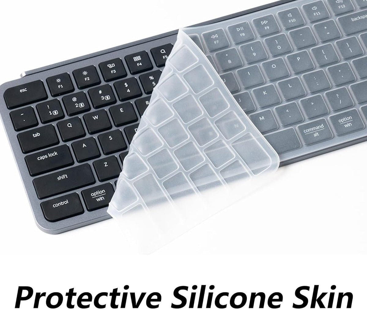 Keychron B6 Pro Quiet Key Full Size Ultra-Slim Wireless Keyboard, ZMK Programmable Bluetooth 5.1/2.4 GHz/Wired with Ultra-Long Battery Life Low Profile for Mac Win Linux System - Space Gray - PuriLite