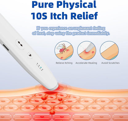 Berrcom Insect Sting and Bite Relief Stick, Chemical-Free Treatment of Insect Bites for Symptom Relief from Itching and Swelling Rechargeable Bug Bite Itch Relief Thing for Mosquito Bites - PuriLite