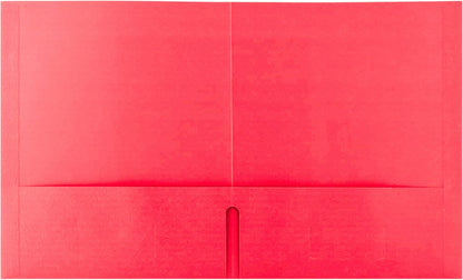 Hilroy Twin Pocket Portfolios, 9.5" x 11.75", 4-Pack, Assorted Colours (06042) - PuriLite