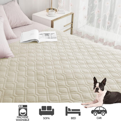 Ameritex Waterproof Dog Bed Cover Pet Blanket for Furniture Bed Couch Sofa Reversible - PuriLite