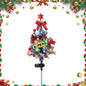 Upliftjoys Solar Christmas Trees Lights Outdoor Decoration Waterproof, Small Solar Power Xmas Tree Pathway Lights, Solared Christmas Stake Lights Yard Decor for Path Lawn Patio (B-1pc) - PuriLite
