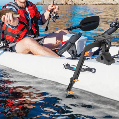 Kayak Fish Finder Mount Mount Marine Kayak Transducer Mount Electronic Fish Finder Mount Base Adapter Kayak Accessories Kayak Boat Transducer Mount Arm - PuriLite
