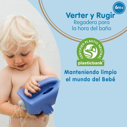 Dr. Brown’s CleanUp Pour & Roar Watering Can, Baby Bath Essentials Kids Toy, BPA Free, Certified Plastic Neutral, 6m+ - PuriLite