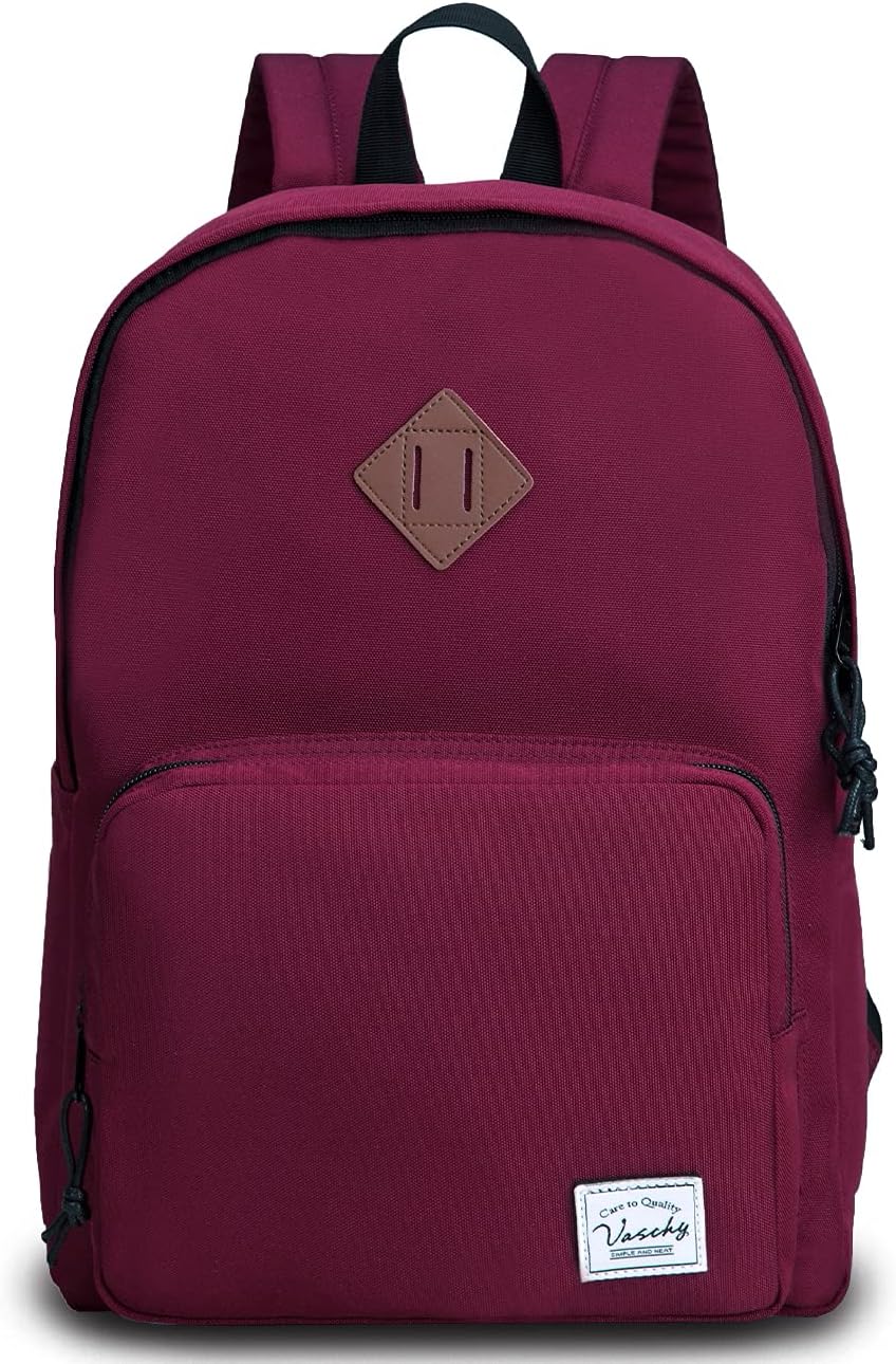 VASCHY Lightweight School Backpack for Women with Sleeve for 14" Laptop - PuriLite