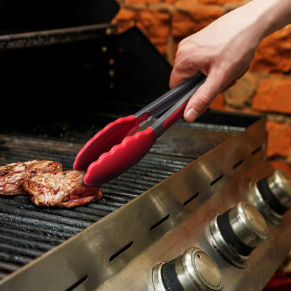 Purilite Select Silicone &amp; Stainless Steel Kitchen Tongs - PuriLite