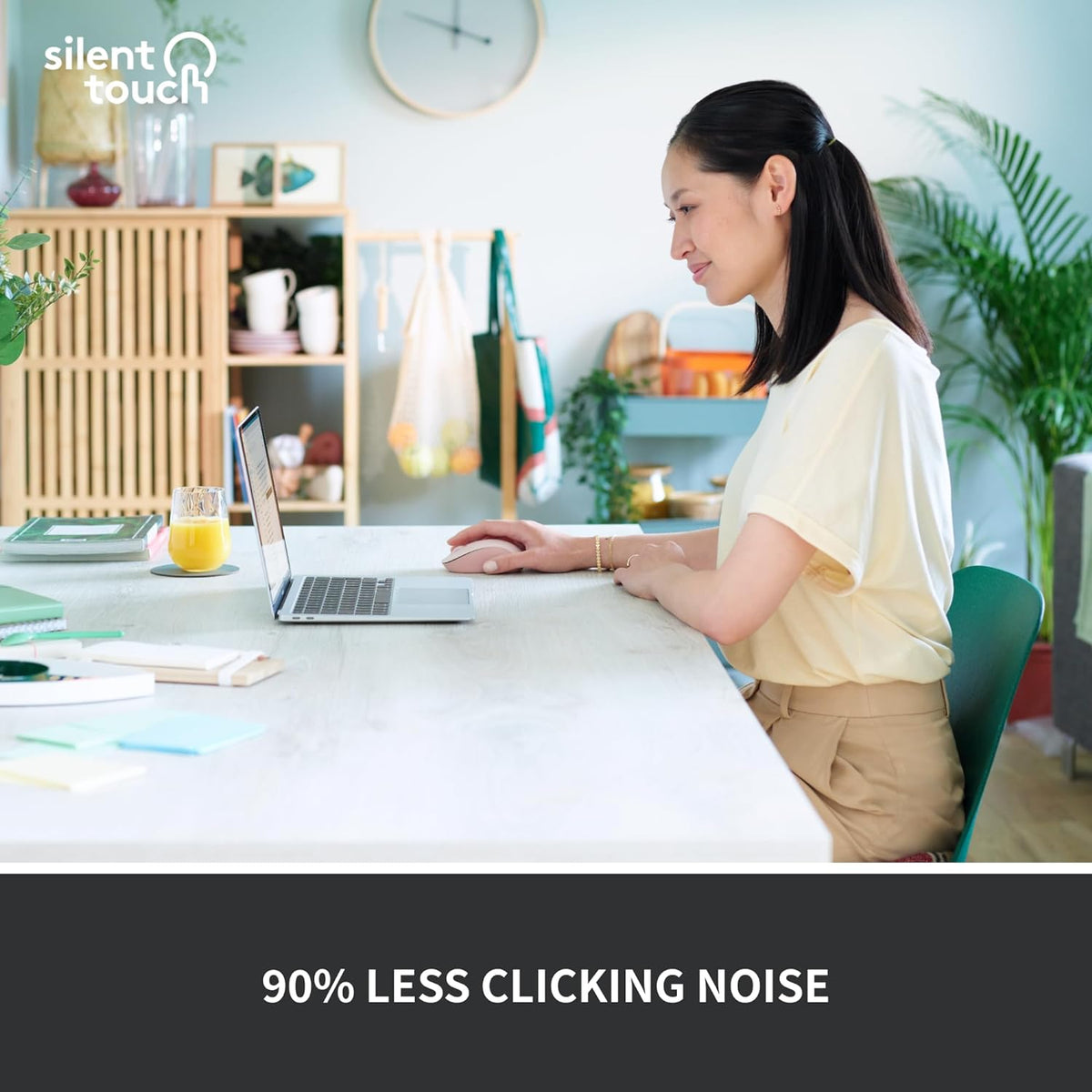 Logitech Signature M650 L Full Size Wireless Mouse - For Large Sized Hands, 2-Year Battery, Silent Clicks, Customizable Side Buttons, Bluetooth, for PC/Mac/Multi-Device/Chromebook - Black - PuriLite