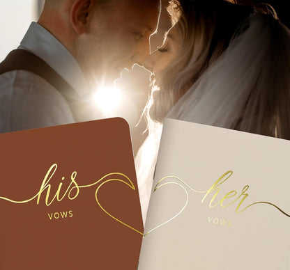 LSSH GmbH Vow Books - His and Hers Wedding Essentials, 28 Pages, 5.5" X 4" (Dark Green & Sage) - PuriLite