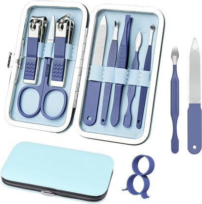 Manicure Set 30 in 1 Nail Clipper set, REDFLOW nail clippers, fingernail & toenail clippers, Manicure Tools, pedicure tools, Suitable for Travel Manicure Kit, Nail Set Kit With Everything Profe - PuriLite