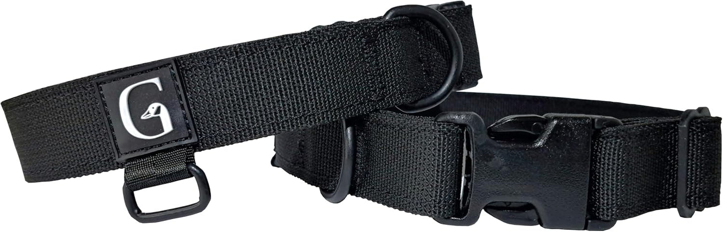 GOOSEMAN’S Gear - Dog Collar Medium and Large Breed - Made in Canada - Military Grade Buckle (Collier Pour Chien) (Ranger Green, X-Large) - PuriLite