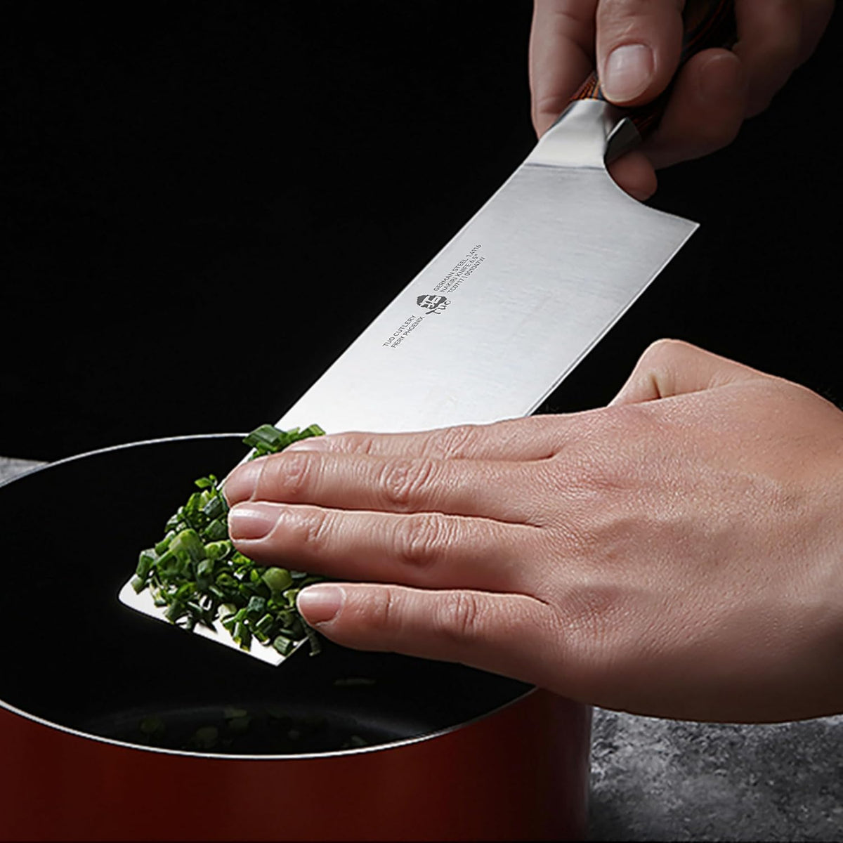TUO Boning Knife - Razor Sharp Fillet Knife - High Carbon German Stainless Steel Kitchen Cutlery - Pakkawood Handle - Luxurious Gift Box Included - 7 inch - Fiery Phoenix Series - PuriLite