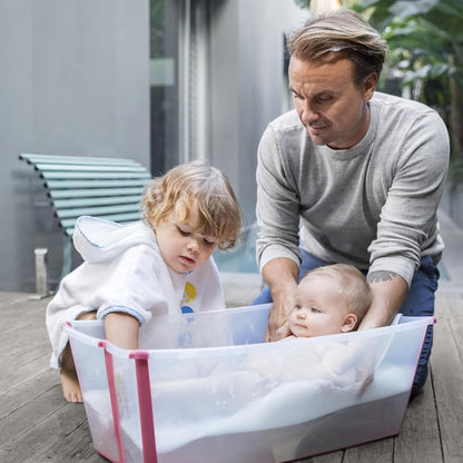Stokke Flexi Bath Newborn Support, White - Made to Fit Stokke Flexi Bath Foldable Baby Bathtub - Lightweight, Convenient, Comfortable & Safe - Best for Babies Up to Eight Months or 17.6 lbs - PuriLite