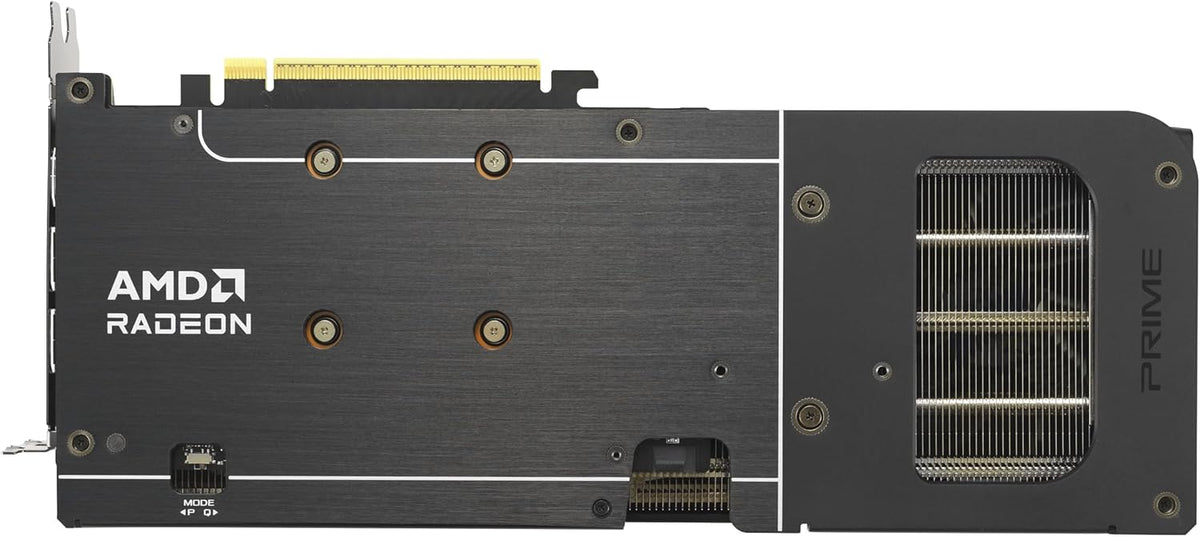 ASUS Prime Radeon™ RX 9060 XT 16GB GDDR6 OC Edition Graphics Card (PCIe 5.0, HDMI/DP 2.1, 2.5-Slot Design, axial-tech Fans, Dual Ball Fan Bearings, Dual BIOS, ASUS GPU Guard) - PuriLite