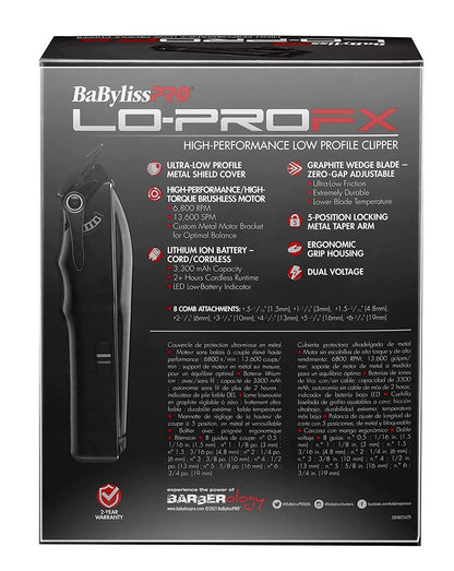 BaBylissPRO Lo-ProFX High-Performance Low Profile Collection - PuriLite