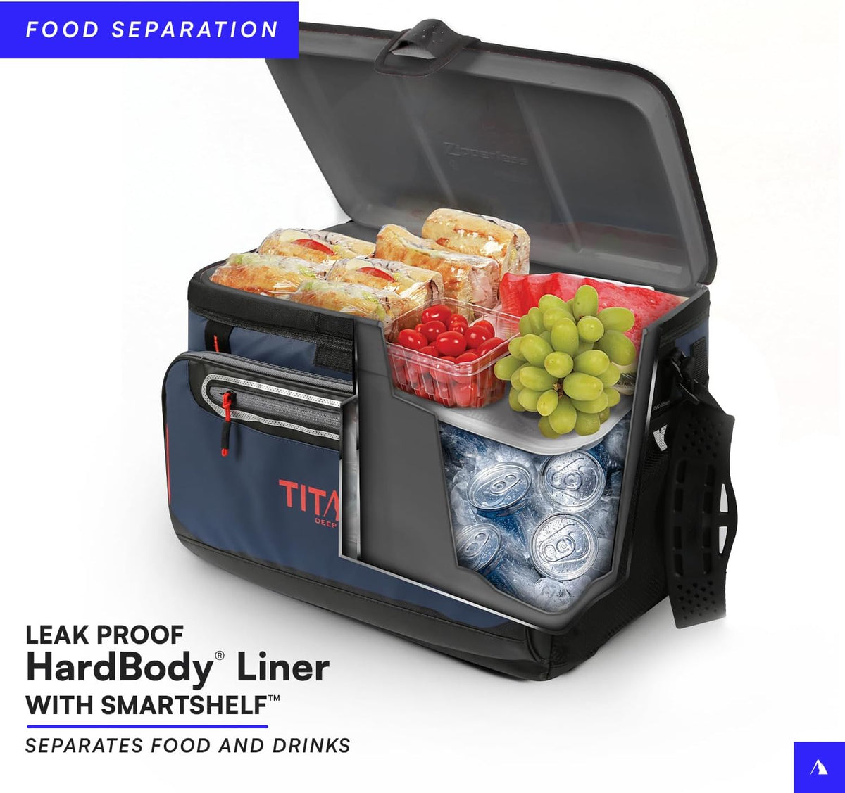 Arctic Zone Titan Deep Freeze 16 Can Zipperless Hardbody Cooler, Moss - PuriLite