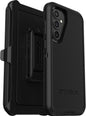 OtterBox Galaxy S23 FE Defender Series Case - Black, Rugged & Durable, with Port Protection, Includes Holster Clip Kickstand - PuriLite