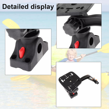 Kayak Fish Finder Mount Mount Marine Kayak Transducer Mount Electronic Fish Finder Mount Base Adapter Kayak Accessories Kayak Boat Transducer Mount Arm - PuriLite