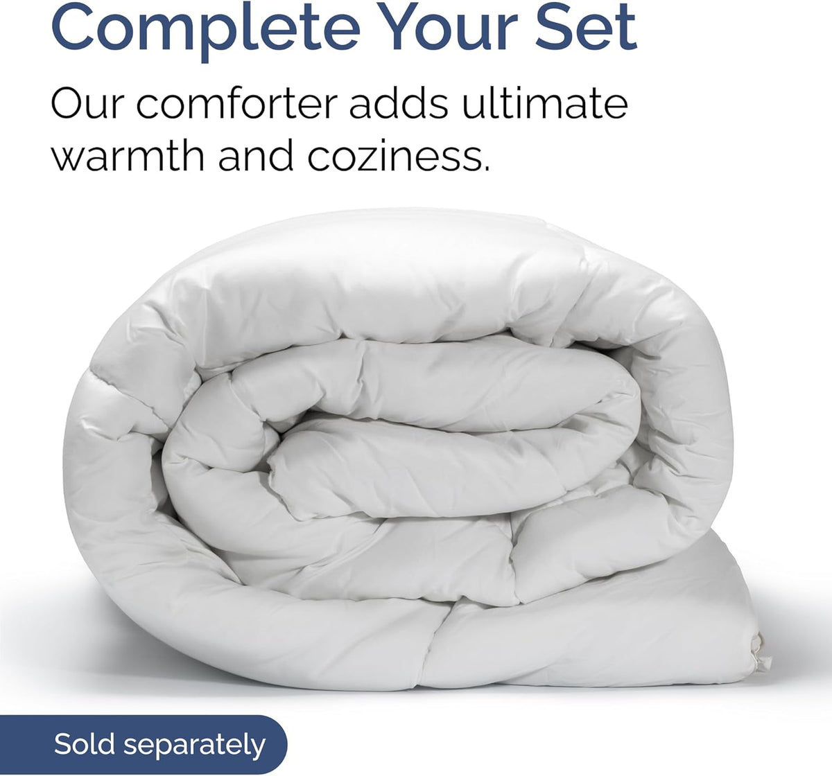 Extra Deep Queen Sheet Set - 6 Piece Breathable & Cooling Sheets - Hotel Luxury Bed Sheets Set - Easy & Secure Fit - Soft, Wrinkle Free & Comfy Sheets Set - White Sheet Set w/Extra Deep Pockets - PuriLite