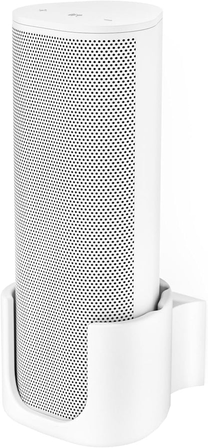 Sturdy Speaker Wall Mount for Sonos Roam 2, Roam SL - Space Saving Bracket Easy to Install, White - PuriLite