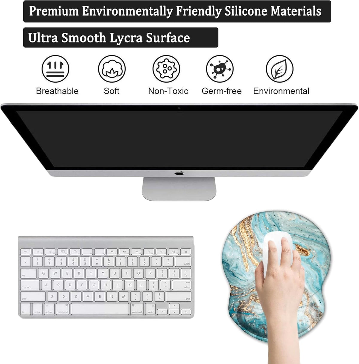 Purilite Select Ergonomic Mouse Pad - PuriLite