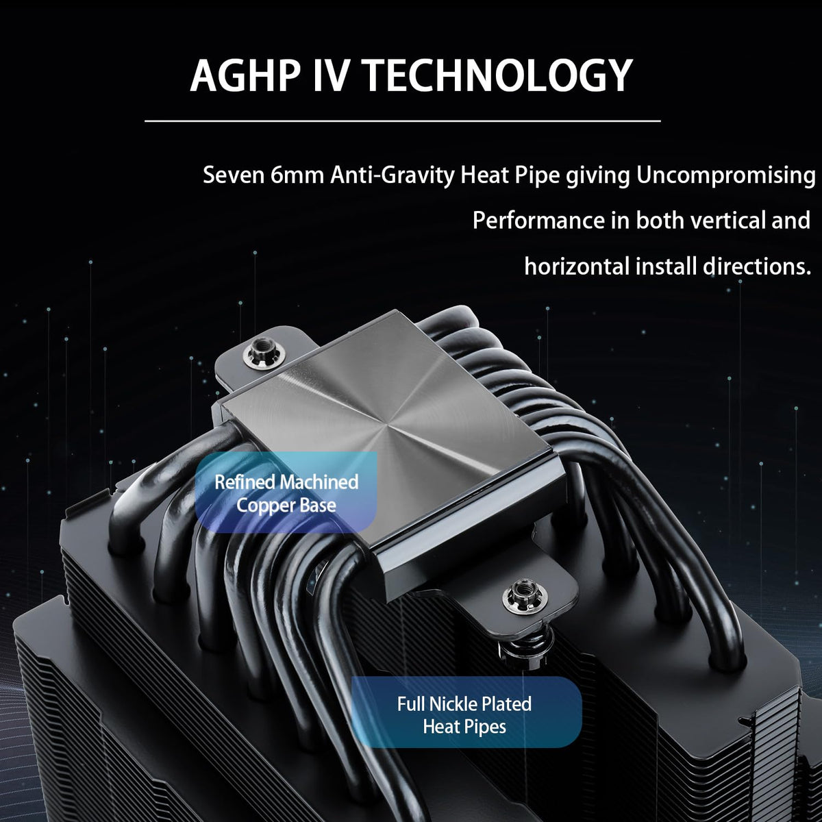 Thermalright Phantom Spirit 120 SE Black CPU Air Cooler,Doubler CPU Fans and Double Towers,154mm High CPU Cooler,for AMD:AM4/AM5,Intel 1150/1151/1200/1851/1700(PS120 SE Black) - PuriLite