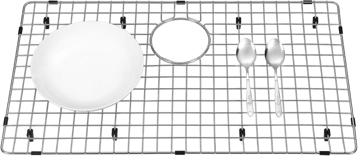 Yutong Kitchen Stainless Steel Sink Bottom Grid with Small Rounded Corner (27.5" x 15.5") - PuriLite