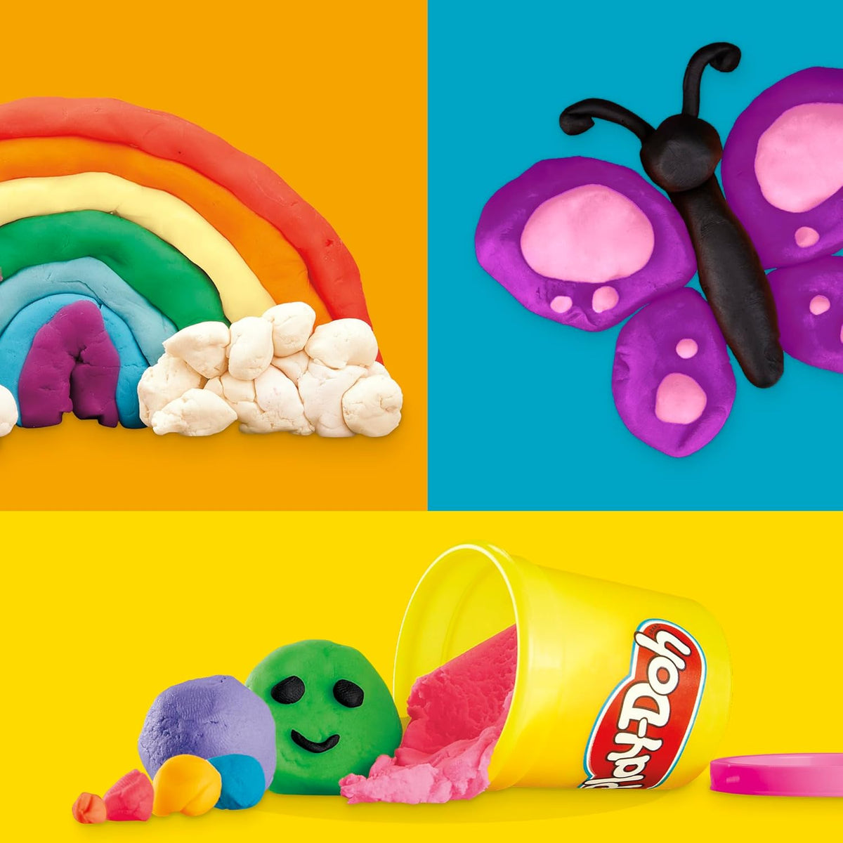 Play-Doh 24-Pack of Colors, Frustration-Free Packaging - PuriLite