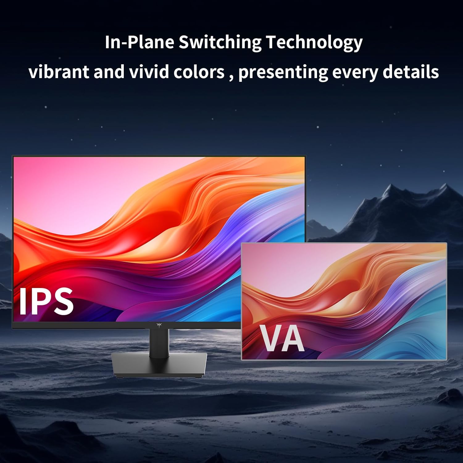 KTC 32 Inch 2K Computer Monitor, IPS 1440p Monitor with Ultra-Thin Bezels, HDR10, Freesync/G-sync, HDMI/DP Ports, Tilt Adjustable, Eyecare, Ideal for Business, Office, and Casual Gaming - PuriLite