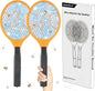 2 Pack Bug Zapper Electric Fly Swatter Zapper - Indoor Outdoor Zapping Racket for Pest Control - Safe to Touch with 3-Layer Safety Mesh - PuriLite