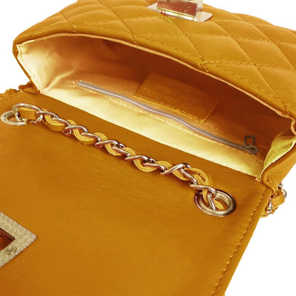 MamaMilano Women/Girls Italian Handmade Genuine Leather Cleo Shoulder Bag/Purse/HandBag/Totebag with Shoulder Strap - PuriLite
