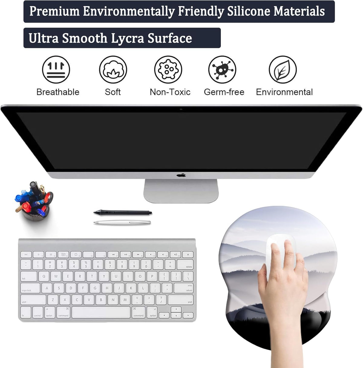 Purilite Select Ergonomic Mouse Pad - PuriLite