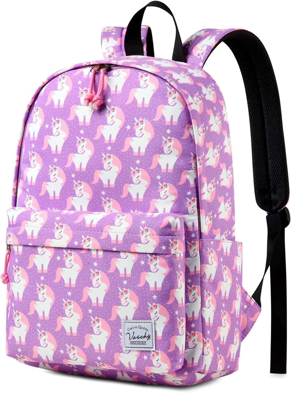 VASCHY Lightweight School Backpack for Women with Sleeve for 14" Laptop - PuriLite