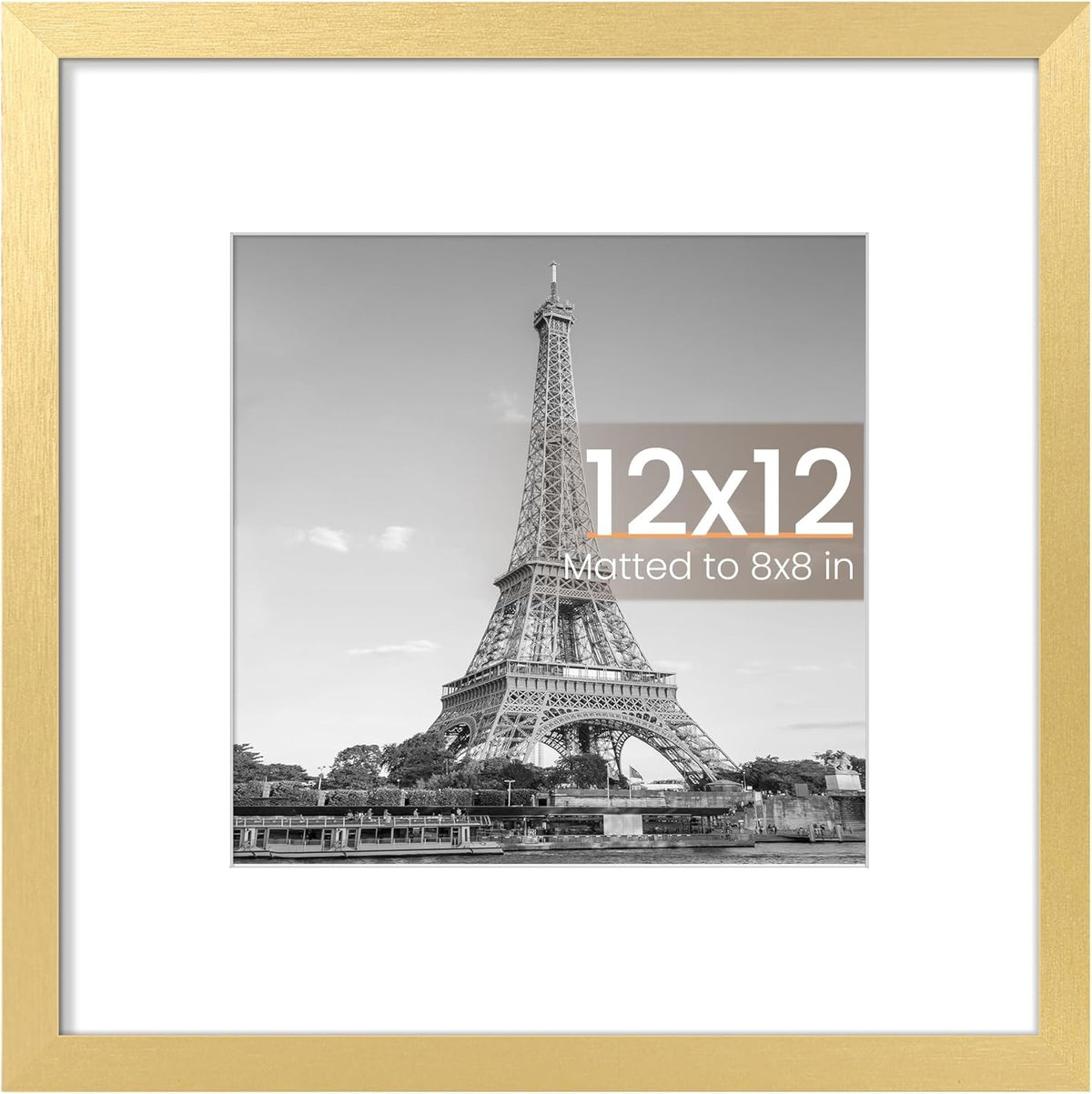 upsimples 11x14 Picture Frame, Display Pictures 8x10 with Mat or 11x14 Without Mat, Wall Hanging Photo Frames, Black - PuriLite