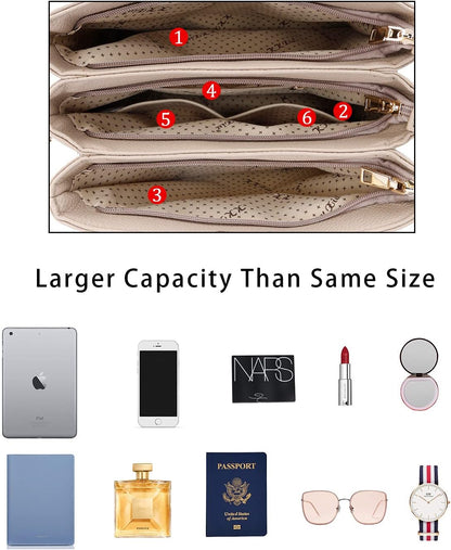 KKXIU Trendy Tote Bag for Women Lightweight Oxford Big Capacity Shoulder Purses and Handbags - PuriLite