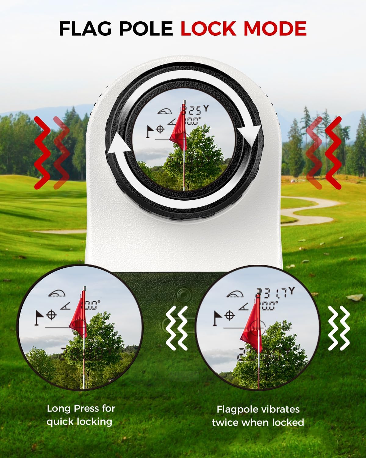Purilite Select Rechargeable Golf Rangefinder - PuriLite